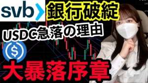 【相場分析】大暴落序章。シリコンバレーバンク破綻とUSDC急落は始まりに過ぎない。SP500 レバナス リセッション予兆開始