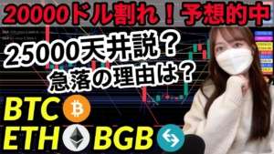 【ビットコイン２万ドル割れ】急落の理由はシルバーゲートの破綻危機？ テクニカル✖️ファンダメンタルズ分析 BTC ETH BGB