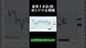 8月14日ポンドドル最新予想切り抜き【海外FX投資】 #shorts