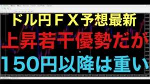 【ドル円FX予想最新】消費者物価指数で流れは変わった?相場はエリオット波動の上昇3波が入ったとき熱いので、4時間or1時間足でここから押し目買いが入るかに注目です!ただし、押し目入らず力尽きる可能性も